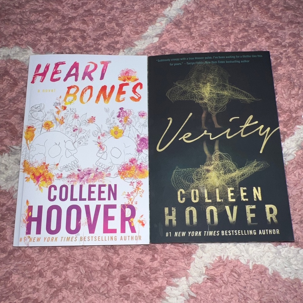 Heart Bones by Colleen Hoover and Verity by Colleen Hoover